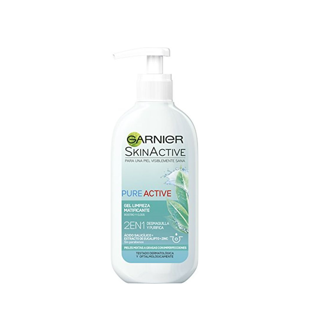 Belleza Garnier Skin Active Jabón Líquido Matificante 2 en 1 para Pieles Mixtas