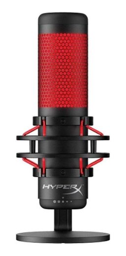 Micrófono HyperX Quadcast multipatrón negro ❤️