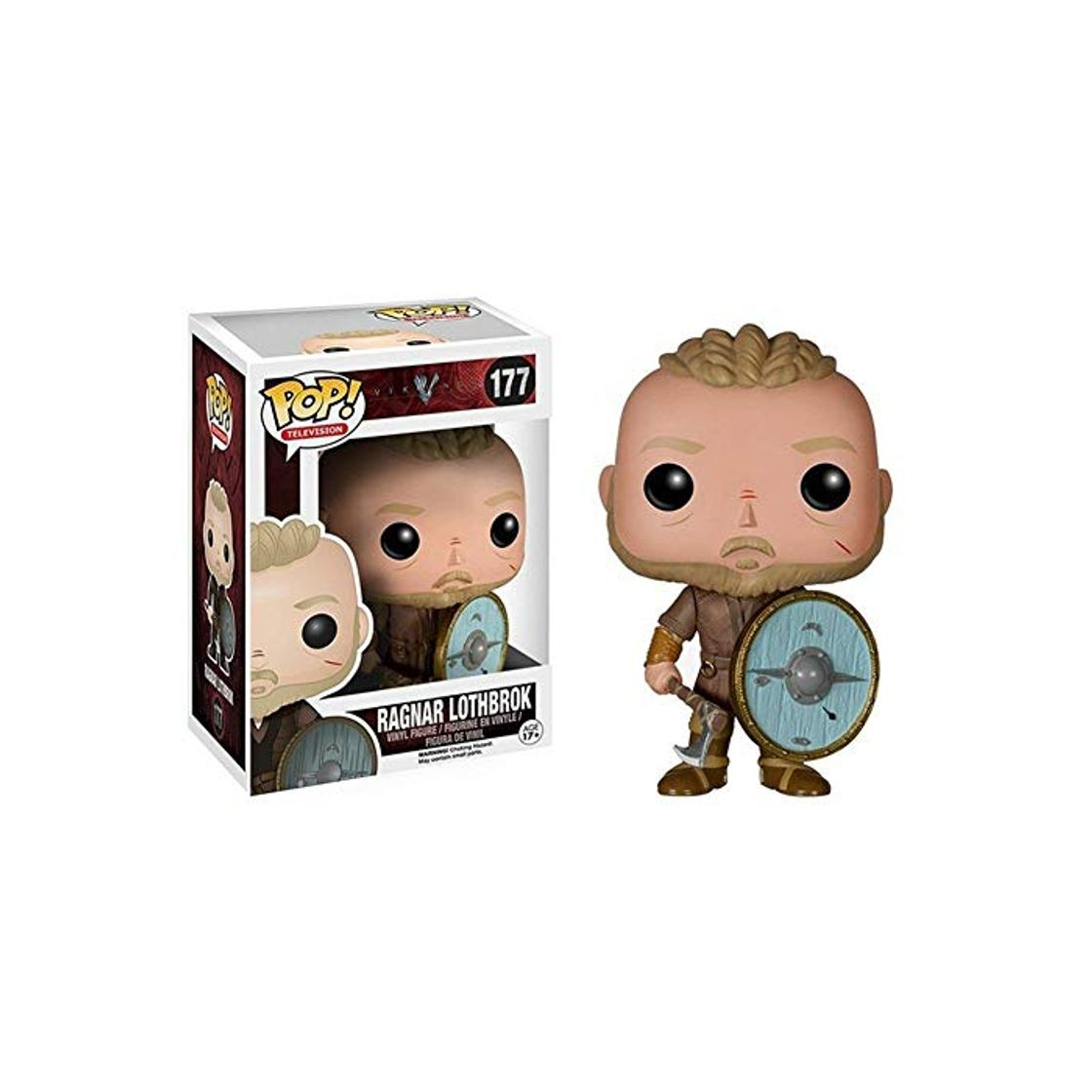 Productos WWZL PVC Vikings Ragnar Lothbrok Figura Pop En Caja De Regalo Estatua