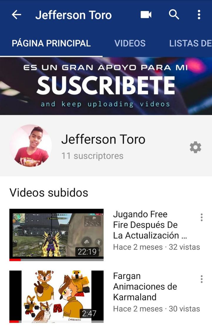 Moda Mi canal de YouTube 🤩😉