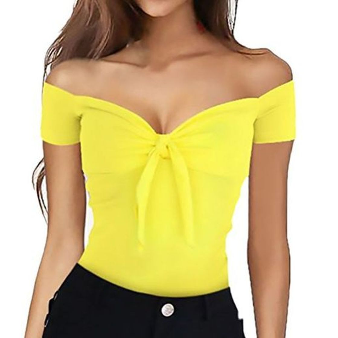 Products Lannister Fashion Blusa para Mujer METRO Amarillo