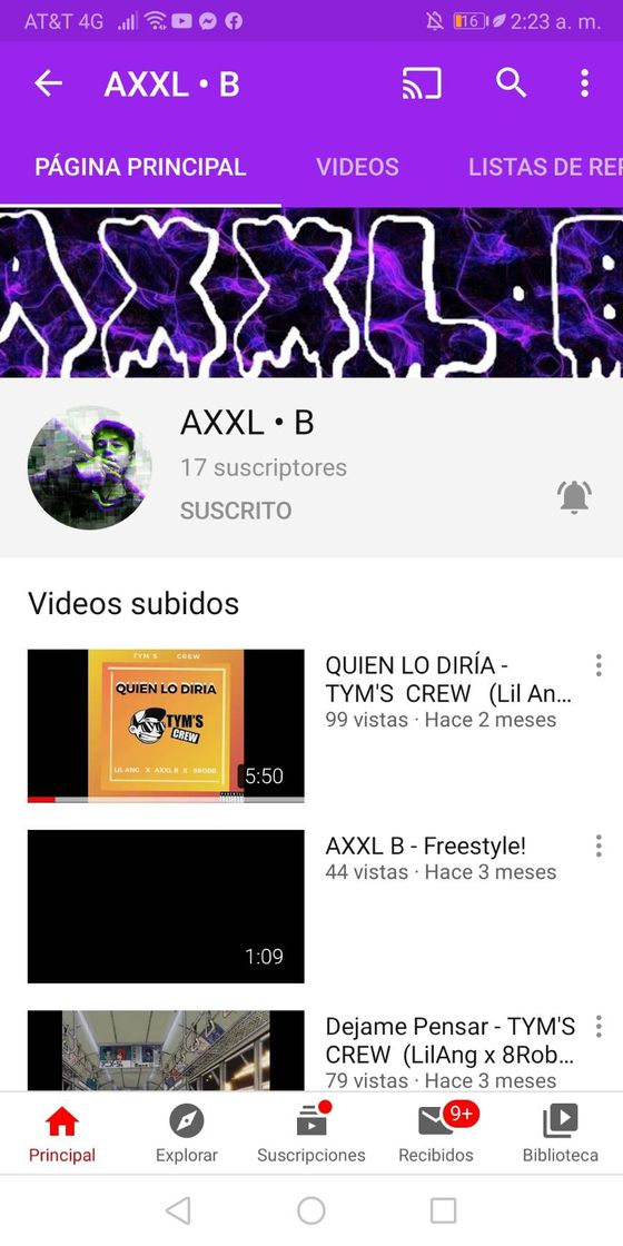 Canciones AXXL B