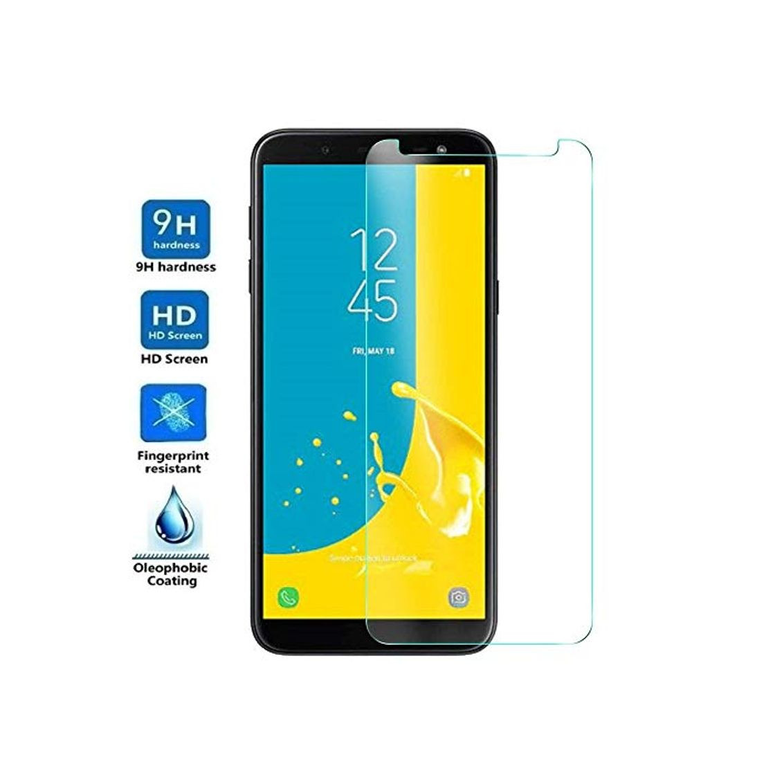 Productos REY Protector de Pantalla para Samsung Galaxy J6 2018