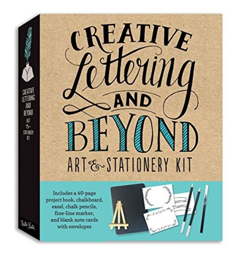 Creative Lettering and Beyond Art & Stationery Kit: Includes a 40-page project