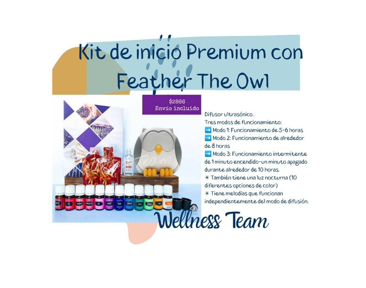 Product Kit de inicio con Difusor Feather the owl 