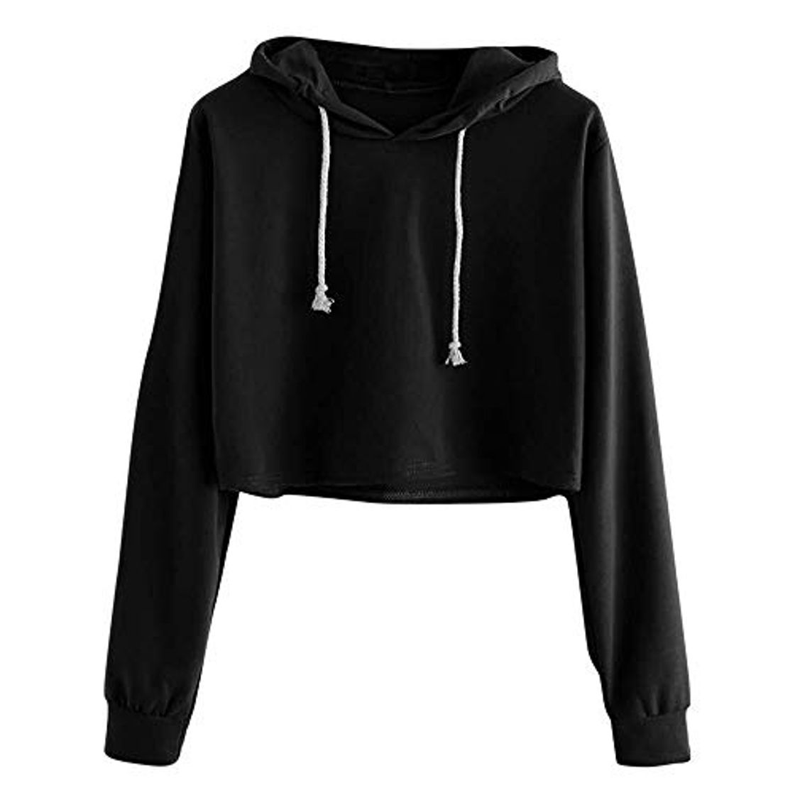 Moda Lady Girl Langar Hoody Teenage Tunnel Hoodie Casua Einfarbi Kur Sudadera Jumpe