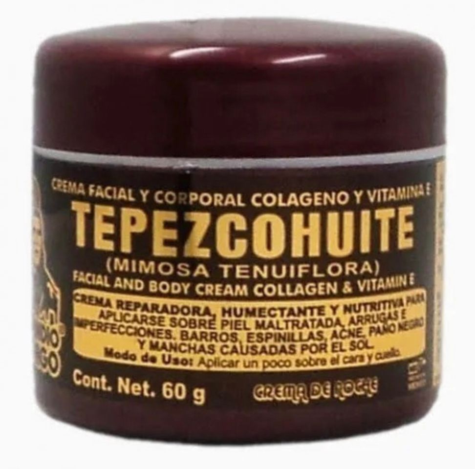 Producto Crema facial nocturna de Tepezcohuite DEL INDIO PAPAGO