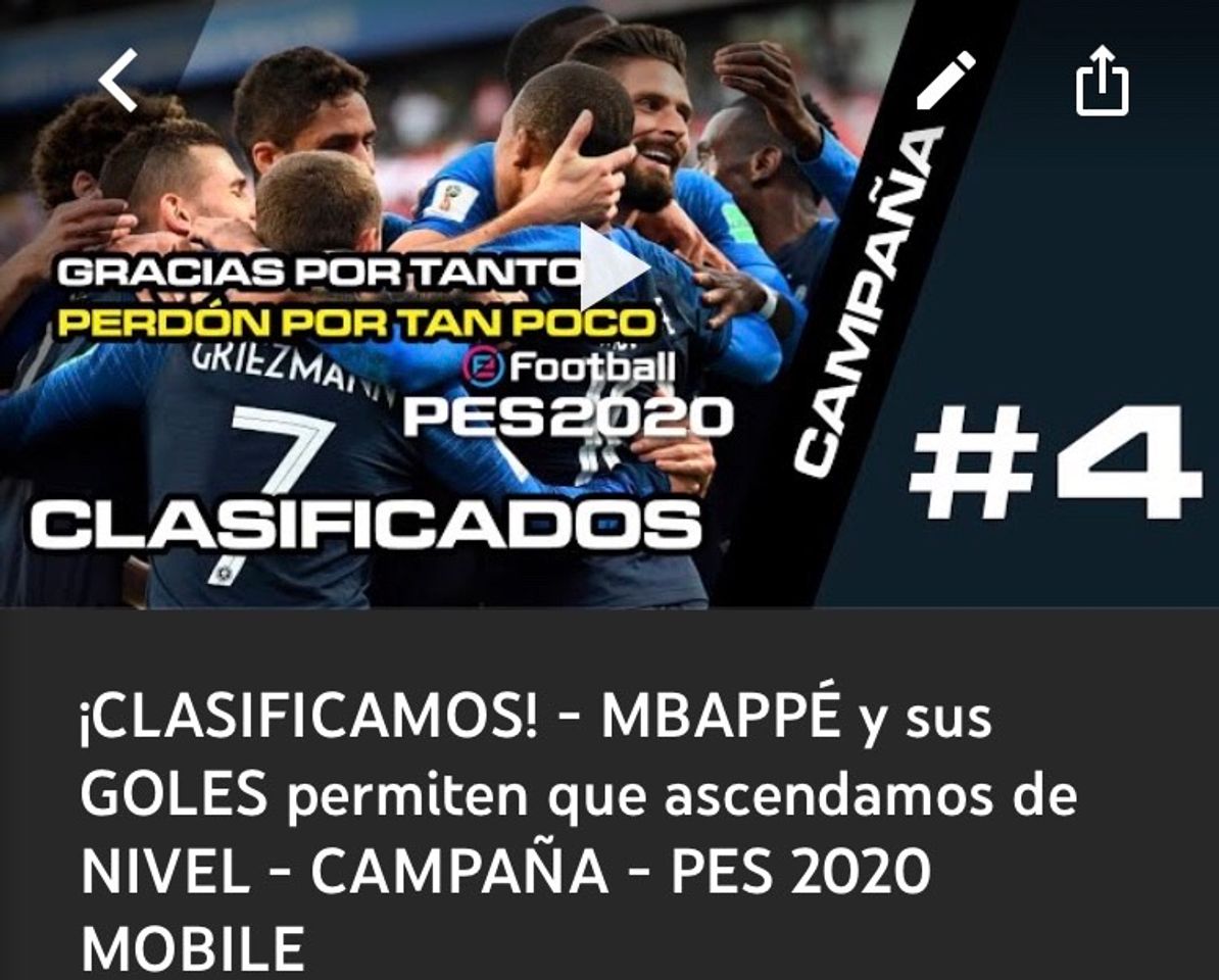 Moda ¡CLASIFICAMOS! - CAMPAÑA - PES 2020 MOBILE - YouTube