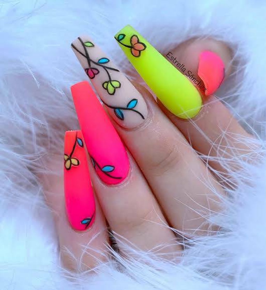 Fashion Uñas Neon 