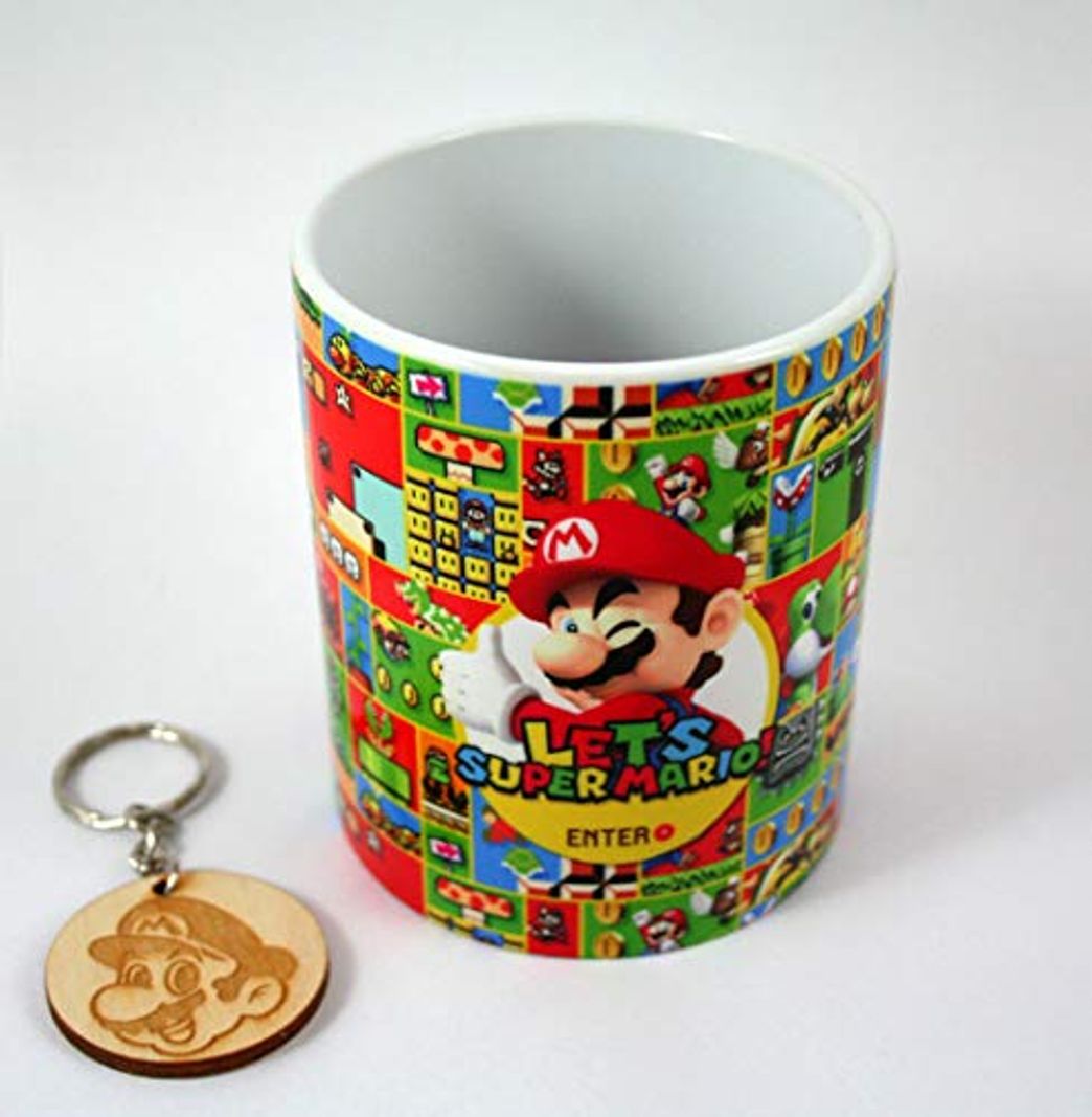 Social HobbyElx Taza y Llavero Super Mario