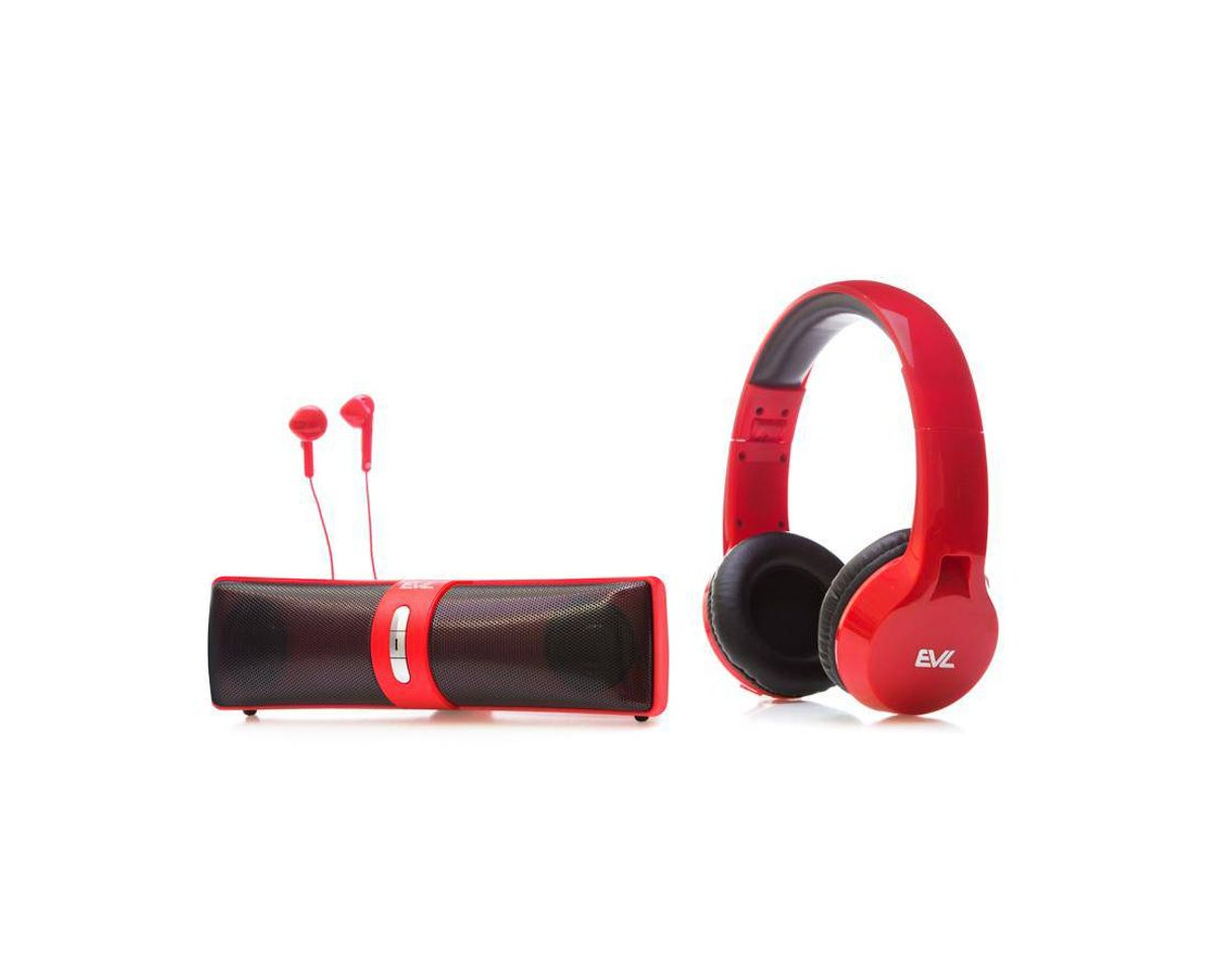 Productos Set de 2 Audífonos EVL GR55 Rojos