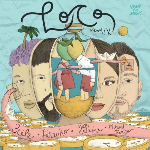 Loco Remix: Natti Natasha, Farruko, Manuel Turizo, Beéle