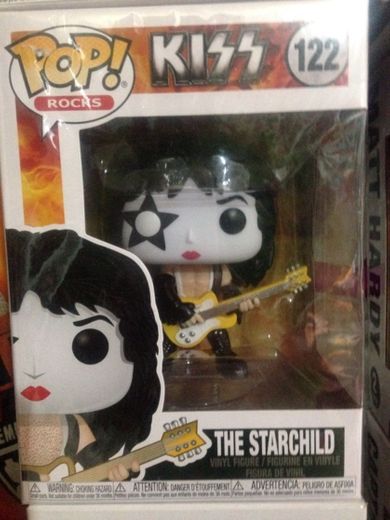 Funko- Pop Vinilo: Kiss: Starchild Figura Coleccionable, Multicolor