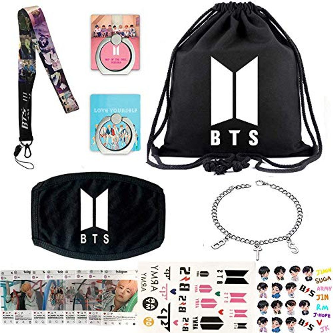 Social ReNice Big BTS Gifts Set for Army - 1 BTS Drawstring Bag