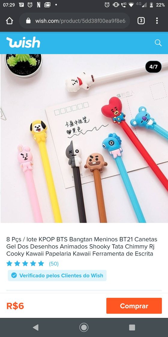 Social CANETAS BTS 21 ♥️ 