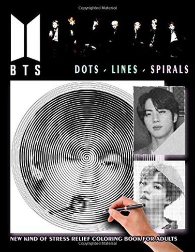 BTS - Dots Lines Spirals Coloring Book