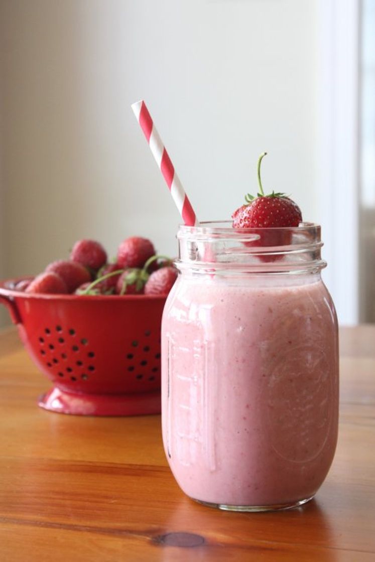 Fashion Smoothie de fresa. Receta, paso a paso. 