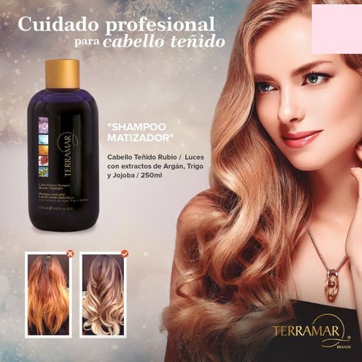 Shampoo Matizador Cabello Teñido (Rubio/Luces).
