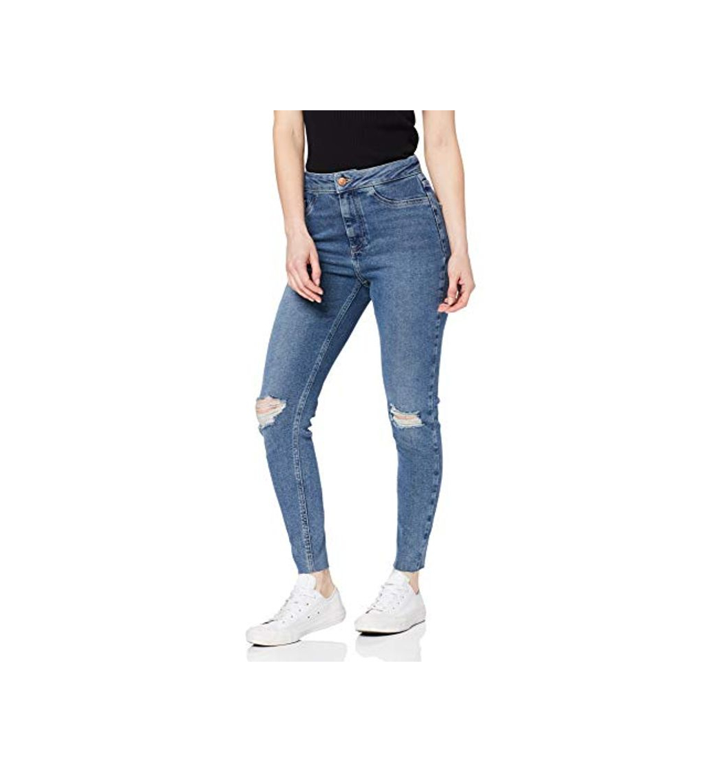 Product New Look Petite Mollie Rip Disco Vaqueros Skinny, Azul