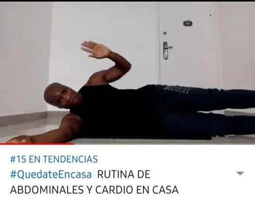 Rutina Abdominales y Cardio en casa