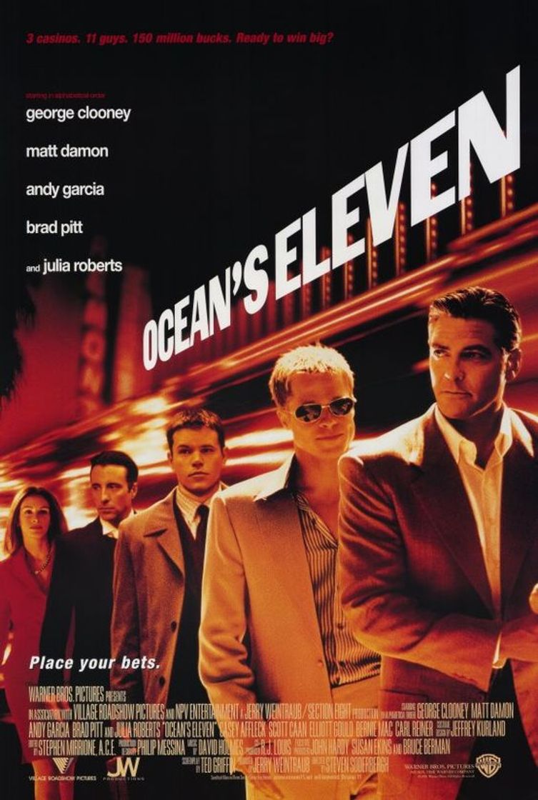 Movie Ocean's Eleven. Hagan juego