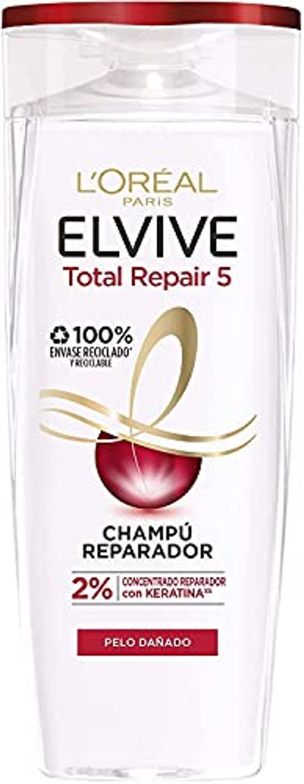 Beauty L'Oreal Paris Elvive Total Repair 5 Champú Reparador para El Pelo Dañado