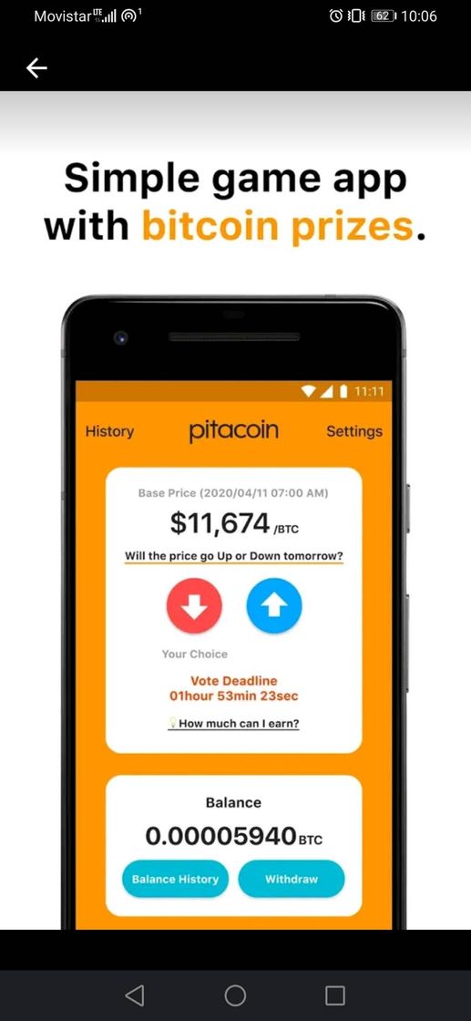 App App legitima para ganar Satoshi , con mínimo Retiro 