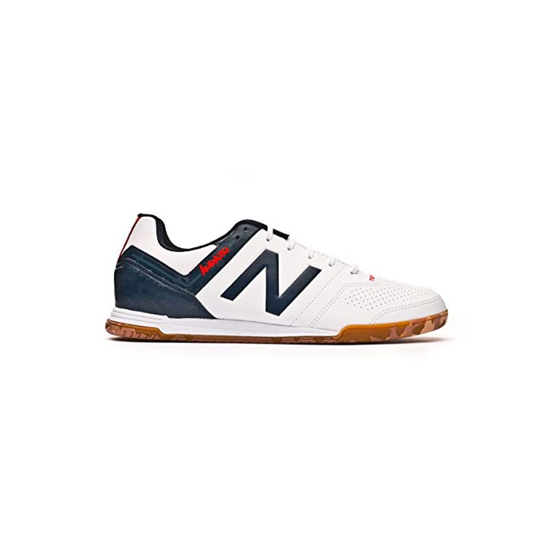 Moda New Balance Audazo Strike 3.0 Futsal, Zapatilla de fútbol Sala, White Grey,