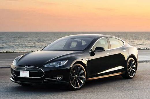 Automóvil Tesla Color Negro