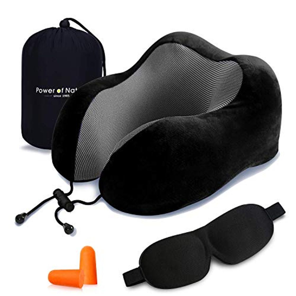 Product PON Almohada de Viaje Cojin Cuello para Cervical Ortopédica Terapéutica Utilizar-Almohada de