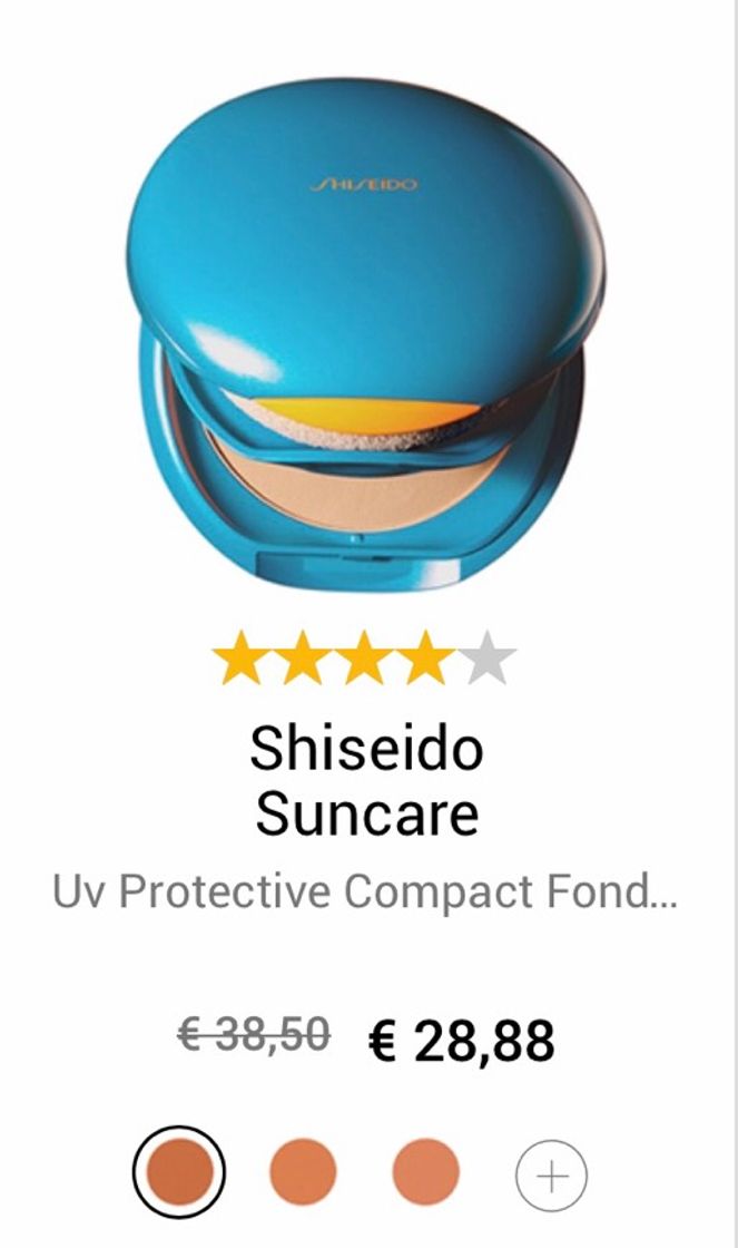 Moda Suncare - Shiseido - Uv Protective Compact Fond De Teint