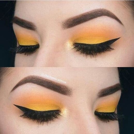 Maquiagem amarela // Yellow makeup 💄 