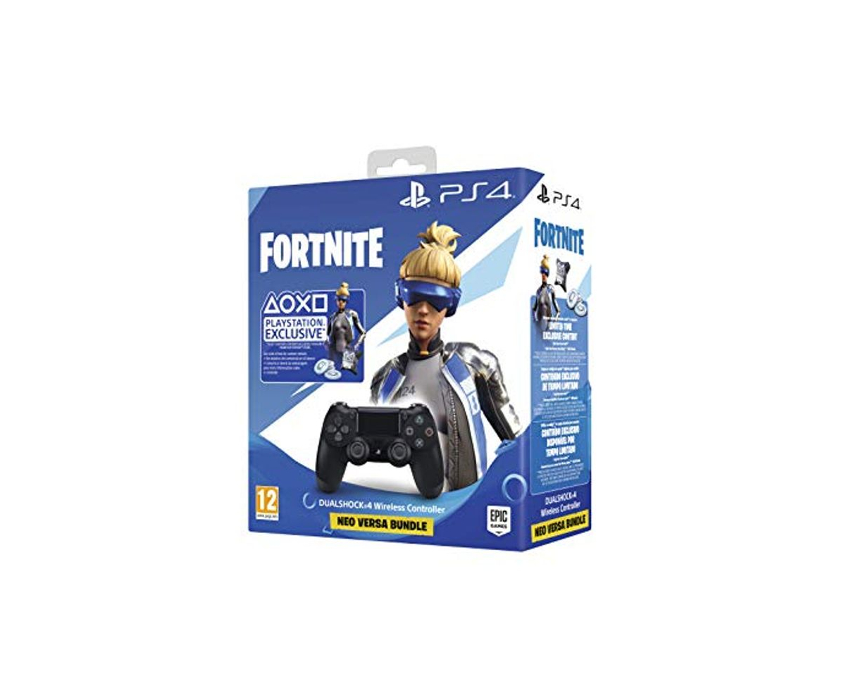 Social Sony - DualShock 4 V2 Fortnite VCH 2019 500 Vbucks, negro