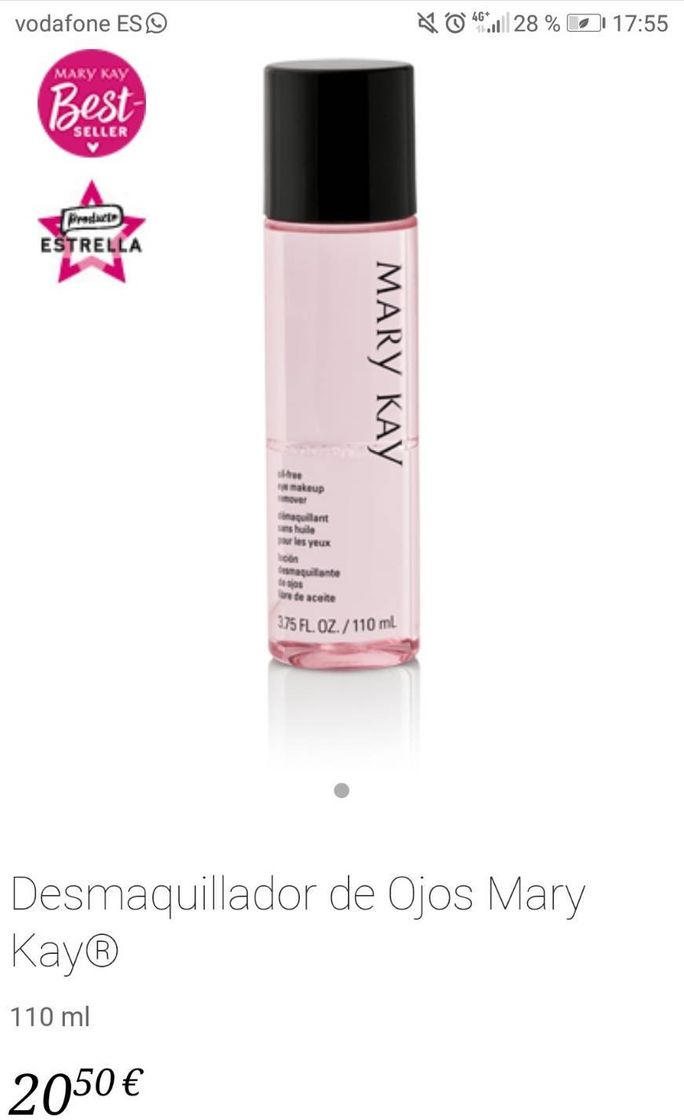 Product Desmaquillante de Ojos Mary Kay