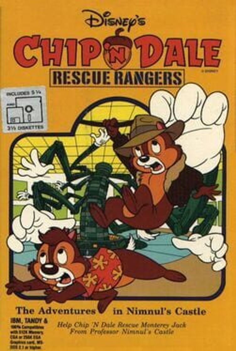 Videojuegos Chip 'N Dale Rescue Rangers: The Adventure in Nimnul's Castle