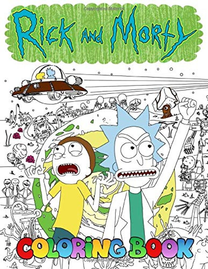 Book Rick And Morty Coloring Book