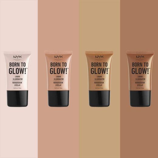 NYX Professional Makeup Iluminador líquido Born to Glow Liquid Illuminator, Maquillaje fluido