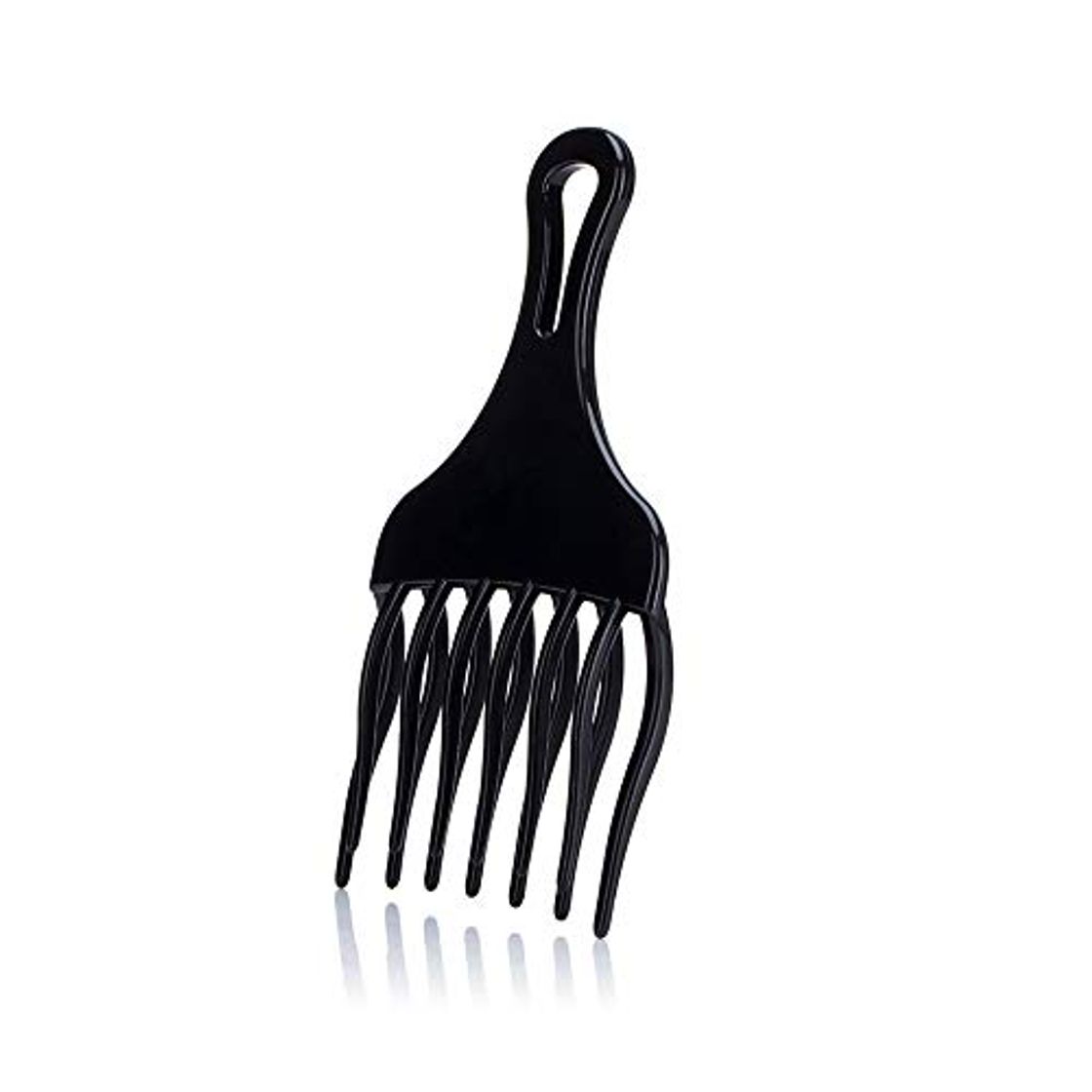 Place Afro Grueso Comb ， Plástico Peine Afro Ancho Dientes Para Rizos Cabello