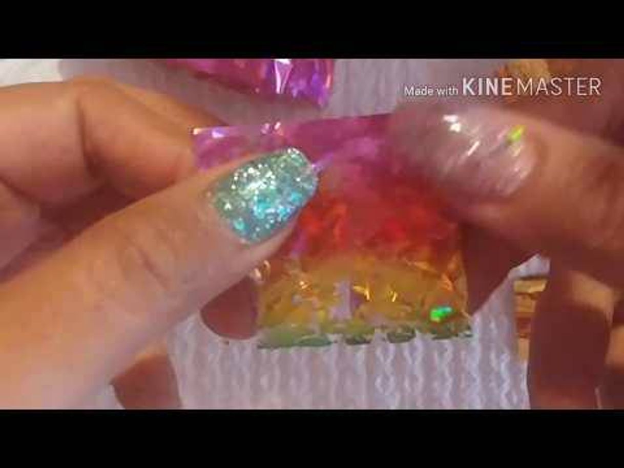 Moda Como Aplicar Foil en Uñas Acrilicas - YouTube