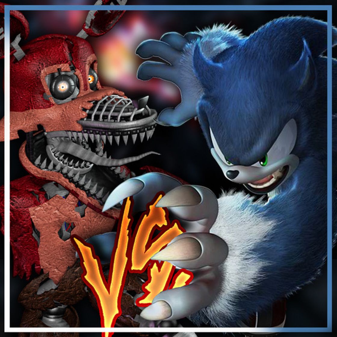 Music Sonic Werehog vs Nightmare Foxy - Rap Battle