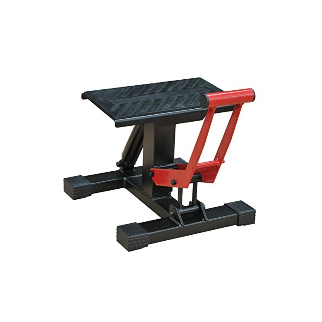 Social Caballete Elevador Universal Ajustable para Moto Tipo Soporte de Motocross para Aparcar o Reparar Amortiguamiento Carga 150kg Acero