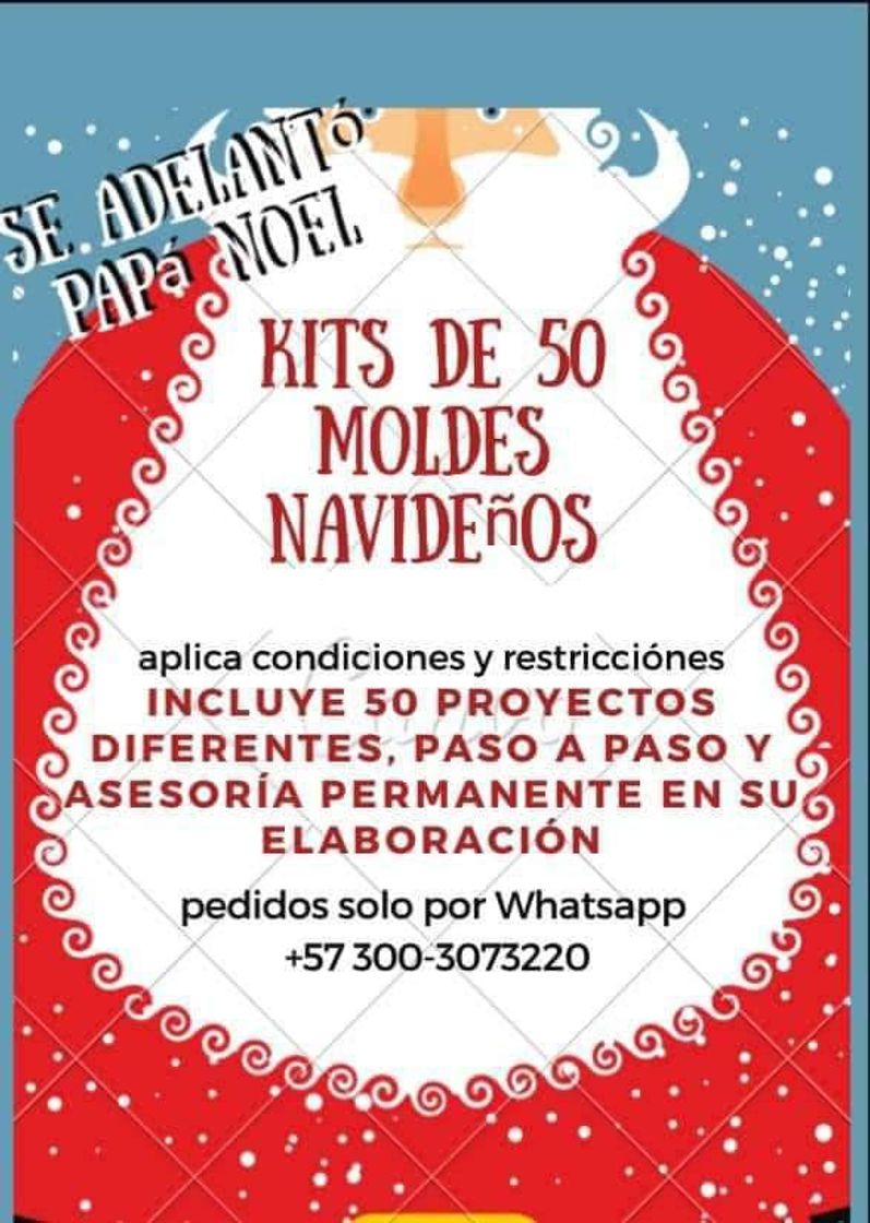 Social Kits de 50 moldes navideños