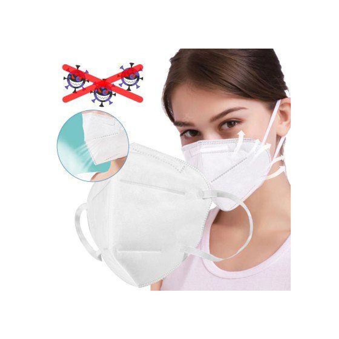 Social 10 PCS N95 FFP2 Face Mask 5-Layer Respirator for Dust Pollut