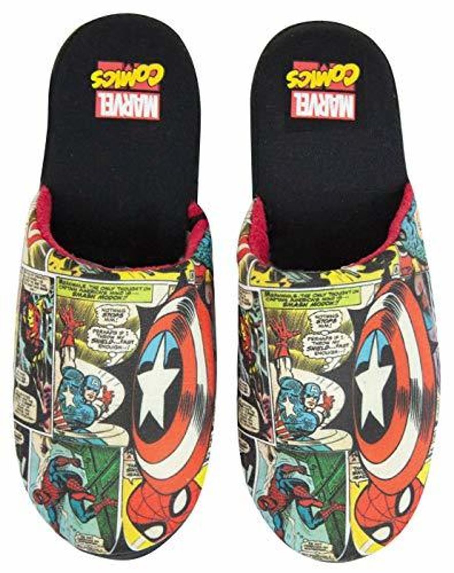 Social Marvel Avengers Comic Men's Slippers