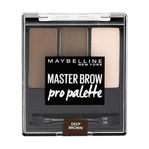 Maybelline Master Brow Pro Palette 4 Deep Brown - sombras para cejas