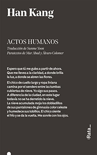 Book Actos humanos