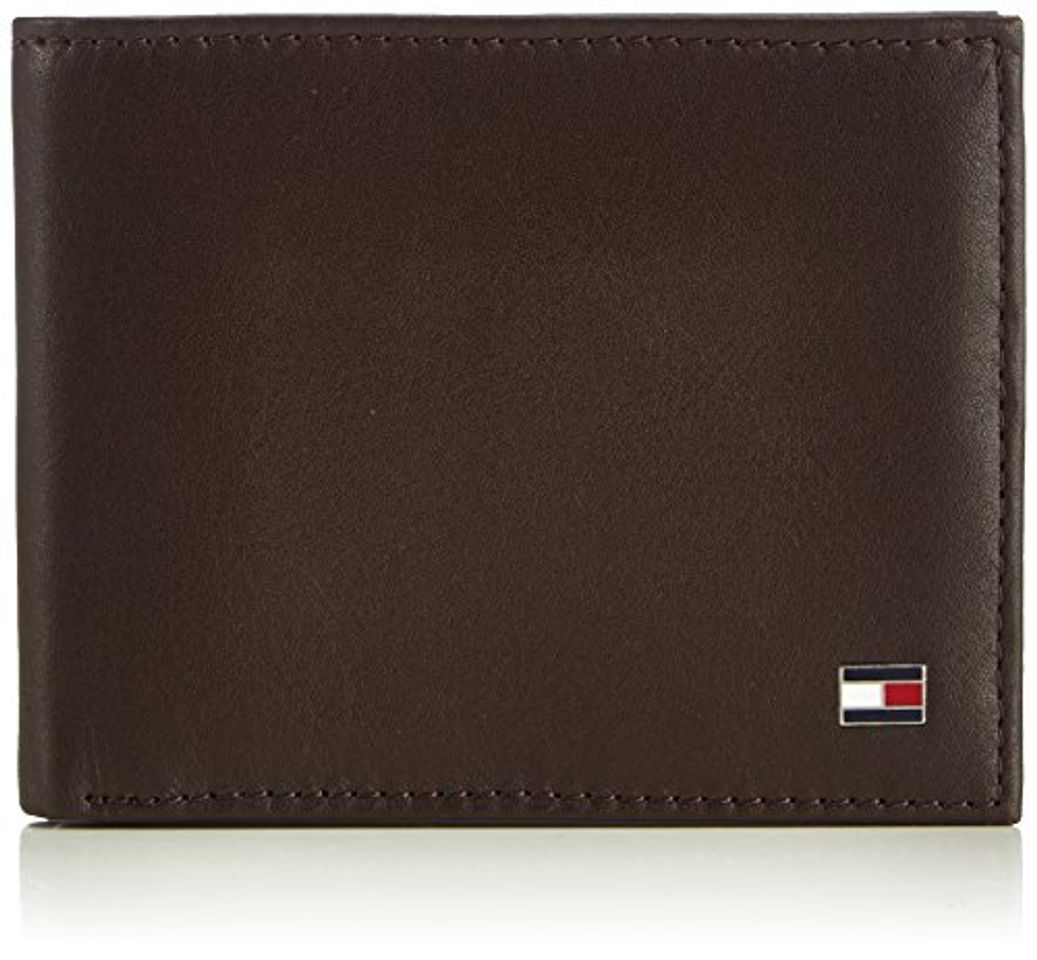 Producto Tommy Hilfiger Eton Mini CC Wallet, Cartera para Hombre, Brown 204, 11x9x2