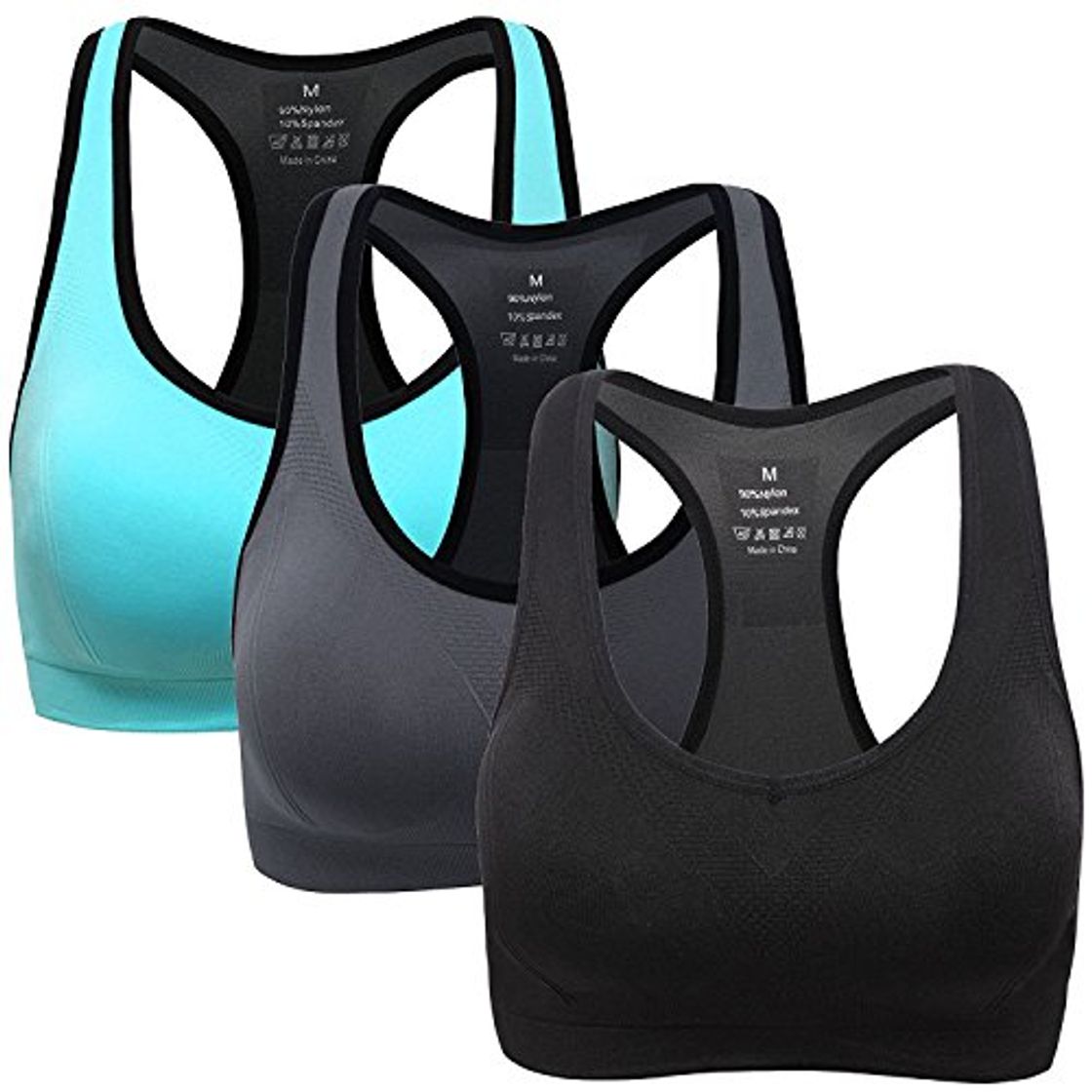 Product ANGOOL Sujetador Deportivo Almohadillas Extraíbles Yoga Run Bra para Mujer