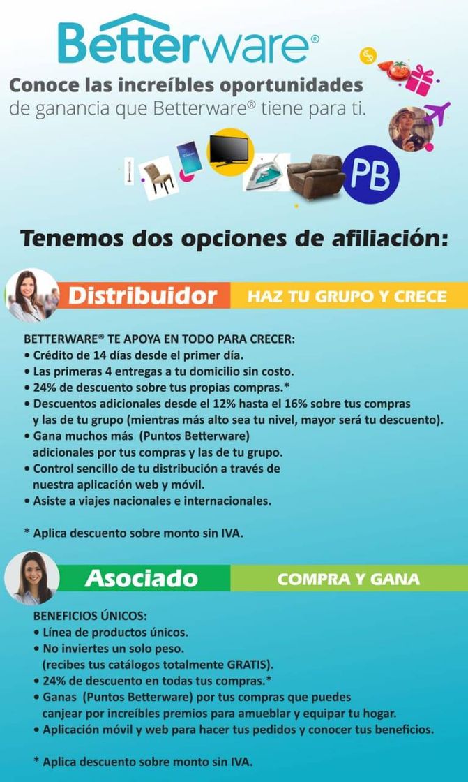 Moda Invitación: participa Asociad@ o Distribuidor de Betterware