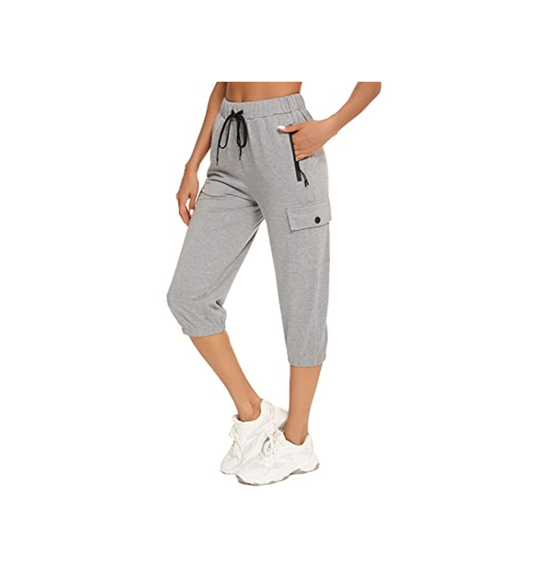 Social Wayleb Pantalones Capri Mujer Pantalones Piratas Mujer 3